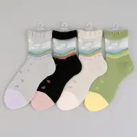 在飛比找Yahoo!奇摩拍賣優惠-Miki小舖🌸日本 日本製 透明 透膚 半短襪 造型 棉襪 