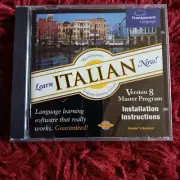 Learn Italian Now Transparent Language Learning Master Program 2-Disc PC CD-ROM