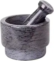 Traditional Grind, Marble Garlic Pounder Stone Mortar Household Garlic Press Crusher Mortar Pestle Set Medicine Grinder Masher