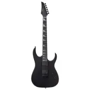 Artist SS91 Deluxe Hardtail Electric Guitar with Bullbucker Pickups Black