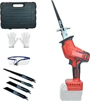 [Chengsuwei] Cordless Reciprocating Saw for Milwaukee 18V Batteries Universal Saw with 4 Pieces Reciprocating Saw Blade for Fast Cuts in Wood, Metal & Plastic