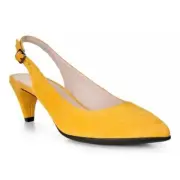 ECCO Women's Suede Shape 45 Pointy Sling Back Pump SZ:8-8.5(MSRP $149.95)