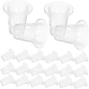 BESPORTBLE 50pcs Hydroponic Baskets Garden Net Cups Mesh Pots for Hydroponics Root Control Planting Baskets Australia