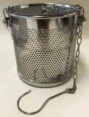 6" Stainless Steel Large Tea Herbal Spice Seasoning Basket Infuser Strainer