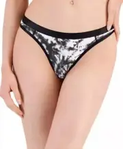 JENNI Women's Thong Black & White Tie Dye Size 3XL