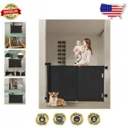 Safety Locking 59" Retractable Gate - Optimal for Babies & Medium Pets