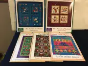 Craft Quilt Pattern Lot of 5 New, Applique +, That Patchwork Place