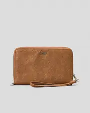 [Roxy] Roxy Girls' Back In Brooklyn Travel Wallet in Camel Natural One Size Camel Natural