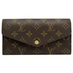 LOUIS VUITTON LV M62236 新版熱銷款經典花紋扣式長夾.罌粟紅