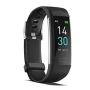 Fitness Tracker with Step Counter/Calories/Stopwatch, Activity Tracker Black