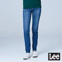 在飛比找Yahoo奇摩購物中心優惠-Lee 女款 403 超低腰修身窄管牛仔褲 中藍洗水