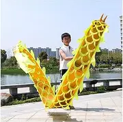 Dragon Dance Silk Kids Sports Fitness Sensory Training Dance Ribbons, Colorful Silk Dragon Dance Streamers, Suitable for Kindergarten Playground