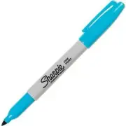 Sharpie 30133 Fine Point Permanent Marker, Original Sharpie, Turquoise, 1 Each