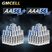 AA and AAA Batteries Combo Pack Contains 56 Double A 56 Triple A Batteries F0W7