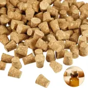 350 Pieces Small Cork Plugs Mini Glass Bottles Cork Tops Mini Cork Stoppers Tape