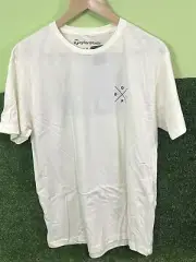 TaylorMade TM23 Golf Cross T-Shirt Sand NEW