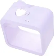 MINAOLULUS Mini Betta Fish Tank with Lamp Desktop Retro Aquarium for Small Spaces Illuminated Micro Landscape for Jellyfish Ornamental Fish Easy to Maintain