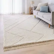 Sophia Rug - White, Extra Extra Large - 300cm x 200cm