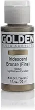 Golden Fluid Acrylic Paint 1 Ounce-Iridescent Bronze