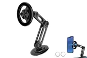 MagSafe Long Arm Magnetic Phone Holder Adjustable Car Windshield Mount Stand