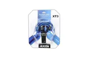 Axis XT3 RCA 3m Audio Leads 2 Male to Male Sealed RCA Plugs Double Shielded