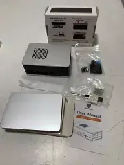 iUniker Biface Raspberry Pi 4 Aluminum and plastic Case with Cooling Fan