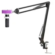 HAYEAR Microscope Camera, 51MP 1080P 2K, HDMI USB Port, Big Visual Field, 120X Zoom Lens, for PCB Soldering Repair - EU Plug