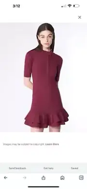 Veronica Beard Aubrey Tiered Utility Dress Navy XS Style 17080899112 NWT!