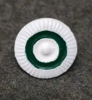 WWI German NCO Cockade painted in Königreich Sachsen (Saxony) state Colors