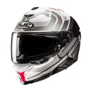 i71 Viz Grey White Red Full Face Helmet