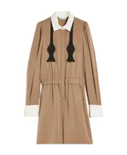 Elastic waist jumpsuit IT40,IT38,IT36 Earth color