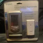 Oregon Scientific RAR188 Wireless Indoor Outdoor Thermometer Dual Alarm Clock