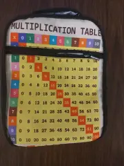 Children Lunch Bag Multiplication Table 9 x 7 inch Water Bottle Holder