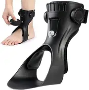 AFO Foot Drop Brace, Upgraded Medical Drop Foot Brace AFO Support with Inflatable Airbag for Hemiplegia Stroke Shoes Walking Foot Stabilizer (Left, S)