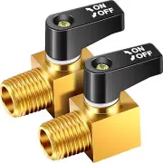 Tondiamo Air Compressor Valve, Metal Ball Type Drain Valve Brass Mini Ball...