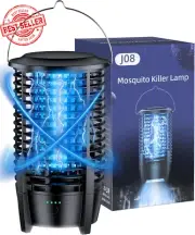 Rechargeable Bug Zapper 4200V LED Fly & Mosquito Killer Waterproof Outdoor Use