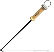 Walden Backyards Fire Pit Stoker Poker® L 33" - High Temperature Heavy Duty Steel Blow Through Airflow Valve Firepit Stoker Tool for Outdoor Pits and Campfire - Long Fire-Poker 33"