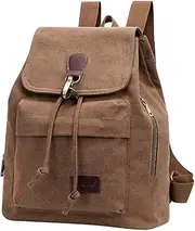 [VALICLUD] Large Capacity Canvas Schoolbag for Boys Girls Travel Backpack Women's Canvas Shoulder Bag