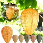 1x Wasp Nest Deterrents Waterproof Fake Hornets Nest Jacket Wasp n w Yellow S9H4