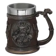 Viking Thor Mjolnir Beer Mug Odin Goblet 20 Oz