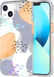 Tech21 Evo Art Abstract Autumn for iPhone 13 – 12Ft Drop Protective Phone Case