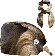 [YTYVAGT] Scrub Caps Women,Scrub Hats Suitable for Women,Animal Lion Wild Life Cat