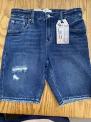 LEVIS BOYS 511 SLIM JEAN SHORTS SIZE 16 REGULAR 28 WAIST