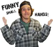 TINY LITTLE HANDS ~Trick up Your Sleeves~ Gag Prank Magic Joke - Big Mouth Toys