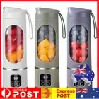 450ml Portable Juicer Blender Cup USB Rechargeable 1500mAh for Smoothies Shakes