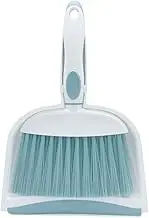 Broom Dustpan Brush Small Dust pan : Mini Broom and Dustpan Set Mini Dust pan and Brush Set Whisk Brooms and Dustpans Set Small Brooms and Dust pan Set (Light Blue)