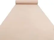 Wedding Aisle Runner Champagne Wedding Aisle Runner Rugs 2mm Thickness Walkway Rug Roll Non-Slip Event Aisle Runner Carpet Mat for Decoration Wedding Church Outdoor or Indoor(1x20m)