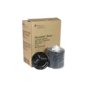 Pactiv Corp. YTKB00110000 9 in. 3-Compartment Foam Plate - Black (500/CT) New