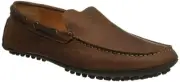 Johnston & Murphy Men's Sullivan Driver Leather Formal Shoes Size US 8 M Brown