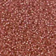 Semi-Matte Silver-Lined Dark Rose Miyuki Seed Beads 15/0 (15-91627-TB)